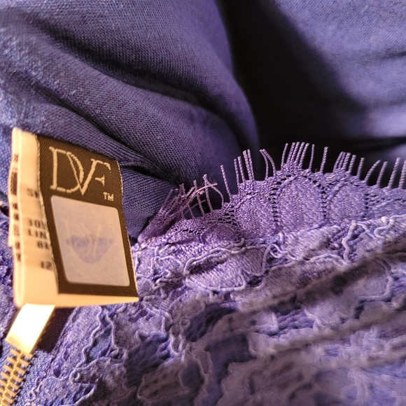 Blue dress, Diane von Furstenberg WORN ONCE - Picture 6 of 9